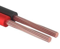 REXANT (016103305) кабель 2х0,50 мм, красночерный, 5 м.