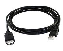 EXPLOYD EXK1400 Кабель USB 2.0 AM  AF 2.0M чёрный