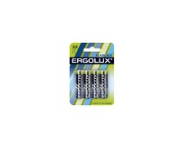 ERGOLUX (11748) LR6 Alkaline BL4 (LR6 BL4, батарейка,1.5В)