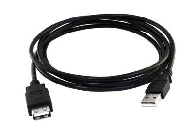 EXPLOYD EXK1399 Кабель USB 2.0 AM  AF 1.0M чёрный