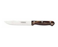 TRAMONTINA И7943 Нож для мяса Polywood 15см в блистере коричневый 21126/196