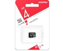 SMARTBUY (SB4GBSDCL400) MicroSDHC 4GB Class4