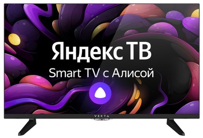 VEKTA LD43SU8921BS SMART TV UltraHD Яндекс безрамочный
