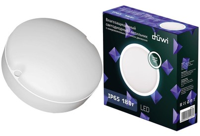 DUWI 24784 9 Nuovo Led 6Вт 3000К термостойкий пластик черный