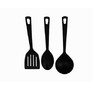 TRAMONTINA М1041 Набор кухонных принадлежностей Utilita 3пр (лопатка, половник, ложка) черный 25099/014
