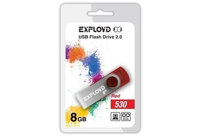 EXPLOYD 8GB 530 красный [EX008GB530R]