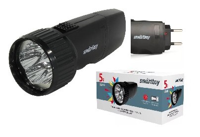 SMARTBUY (SBF44B) 5 LED с прямой зарядкой