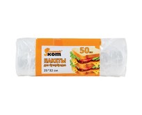 РЫЖИЙ КОТ пакеты для бутербродов 25х32см 50шт/рул. (310413)