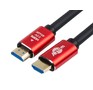 ATCOM (AT5940) Кабель HDMI 1М (Red/Gold, в пакете) VER 2.0