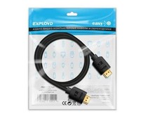 EXPLOYD EXK1489 HDMIHDMI/V1.4/круглый/чёрный/1М