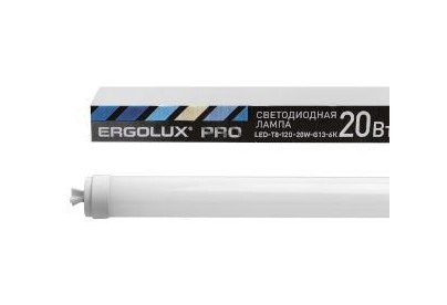 ERGOLUX (15123) LEDТ812020WG136K серия PRO (Эл.лампа светодиодная Т8 20Вт G13 6500К 1200 мм 172265В)