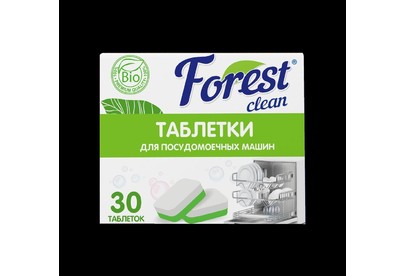 FOREST CLEAN Таблетки для Посудомоечной машины 30 шт