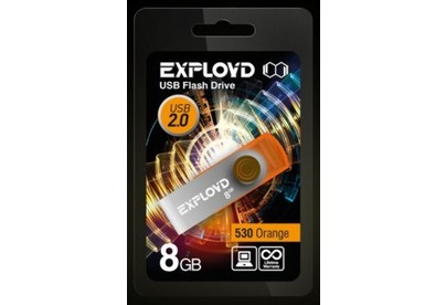EXPLOYD 8GB 530 оранжевый [EX008GB530O]