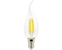 ECOLA N4UW70ELC candle LED Premium 7W/E14/2700K 360° filament теплый белый