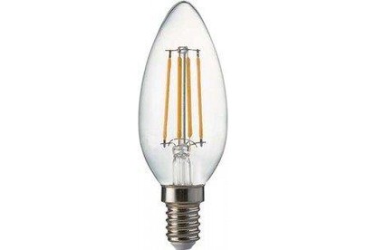 ECOLA N4QV70ELC candle LED Premium 7W/E14/4000K 360° filament нейтральный белый