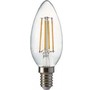 ECOLA N4QV70ELC candle LED Premium 7W/E14/4000K 360° filament нейтральный белый