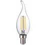 ECOLA N4UV70ELC candle LED Premium 7W/E14/4000K 360° filament нейтральный белый