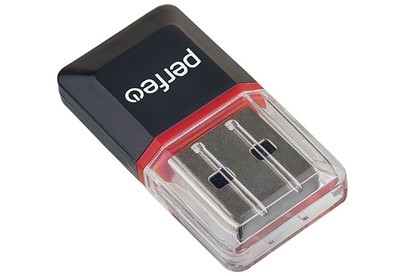 PERFEO (PF_5055) Card Reader Micro SD, (PFVIR008 Black) чёрный