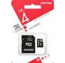 SMARTBUY (SB4GBSDCL1001) MicroSDHC 4GB Class10 + адаптер