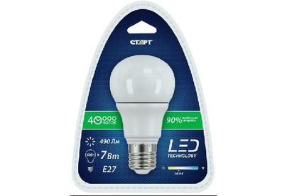 СТАРТ (17294) LEDGLSE27 7W30 WS