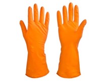 VETTA 447034 Перчатки резиновые спец. для уборки оранжевые S