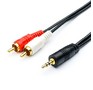 ATCOM (АТ7397) кабель Audio DC3.5  > 2RCA miniJack(M)  > 2 тюльпана (M) 1,5 м (10)