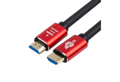 ATCOM (АТ5941) Кабель HDMI 2М (Red/Gold, в пакете) VER 2.0