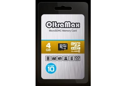 OLTRAMAX MicroSDHC 4GB Class10 [OM004GCSDHC10W/AAD]