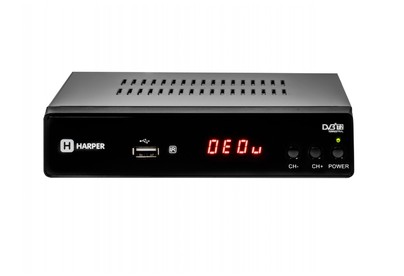 HARPER HDT25010 DVBT2/металл/дисплей/кнопки/MStar