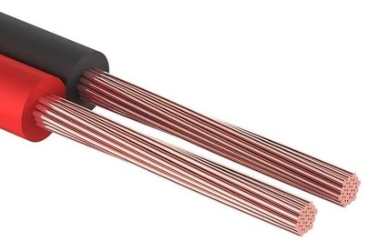 REXANT (016103305) кабель 2х0,50 мм, красночерный, 5 м.