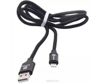 HARPER BRCH510 BLACK USB  8PIN 1м нейлоновая оплетка