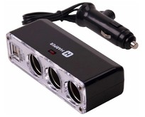 HARPER DP096 разветвитель на 3 выхода + 2 USB