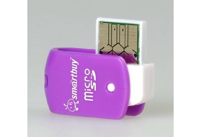 SMARTBUY (SBR706F) MicroSD фиолетовый