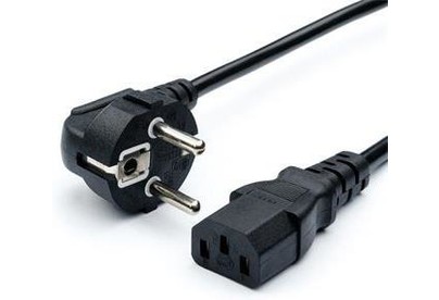 GOPOWER (0000024054) кабель питания евровилка CEE 7/7C13 (f) 1.8м ПВХ 0.75мм черный (1/10/160)