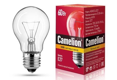 CAMELION (7277) 60/A/CL/E27