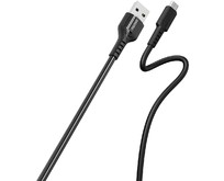 SMARTBUY (iK12S33b) S33 MicroUSB черный, 4 А, мощь, TPE, 1 м