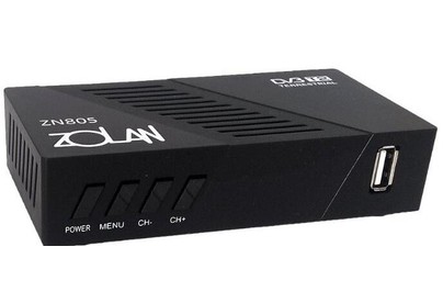 ZOLAN ZN 805 DVBT2/WiFi/IPTV/MEGOGO/YouTube, дисплей