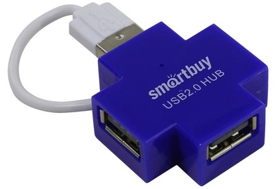 SMARTBUY (SBHA6900B) 4 порта синий