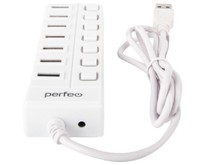 PERFEO (PF_C3229) USBHUB 7 Port, (PFH036 White) белый