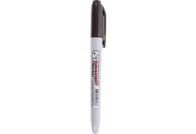 CROWN (088001) Маркер перманентный Multi Marker Super Slim 1мм, черный, пулевидный