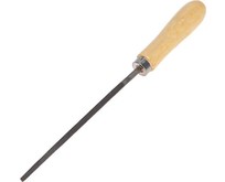 KRANZ (KR124123) Напильник круглый 150 мм, деревянная ручка