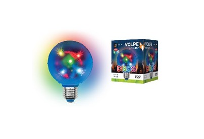 VOLPE (UL00002761) ULIQ308 1,5W/RGB/E27 ДИСКО ШАР 3D