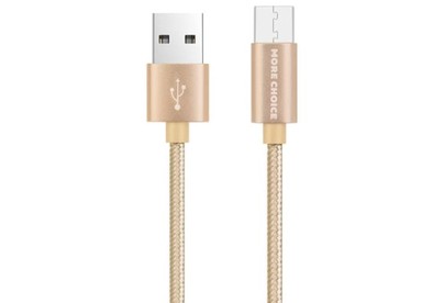 MORE CHOICE (4627151190228) K11m Датакабель USB 2.0A для micro USB 1м Gold