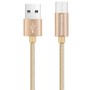 MORE CHOICE (4627151190228) K11m Датакабель USB 2.0A для micro USB 1м Gold