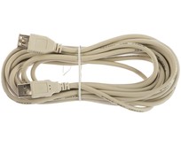 REXANT (181117) Кабель USB (шт. USB A  гн. USB A) 5 метров, серый REXANT