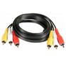 EXPLOYD EXK1482 кабель/3 RCA  3 RCA/чёрный/3M
