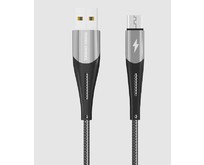 MORE CHOICE (4627151198095) K41Sm USB (m)microUSB (m) 3.0А 1.0м  серебро/черный