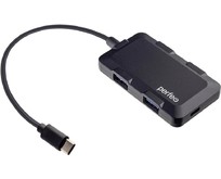 PERFEO (PF D0802) USB CHUB 4 Port, (PFH046 Black) чёрный