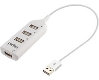 PERFEO (PF D0806) USBHUB 4 Port, (PFH049 White) белый