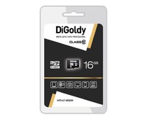 DIGOLDY MicroSDHC 16GB Class10  б/а